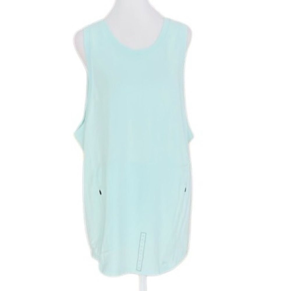 New with tags DSG Twitch & Allison Zip Tank Mint Froth size L